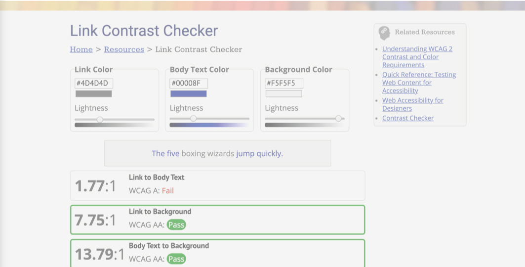 contrast checker